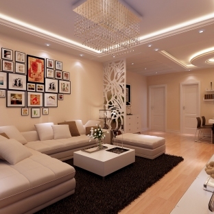 简约三居室沙发装修效果图与装饰设计指南