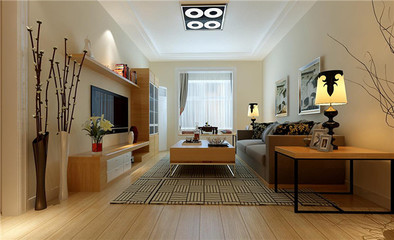 现代简约风三居室 110平方米六万半包预算装修全攻略