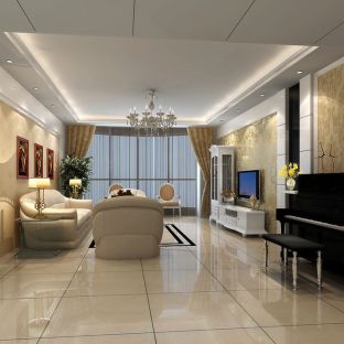 融科城142㎡简约欧式 典雅与现代交融的四居室艺术