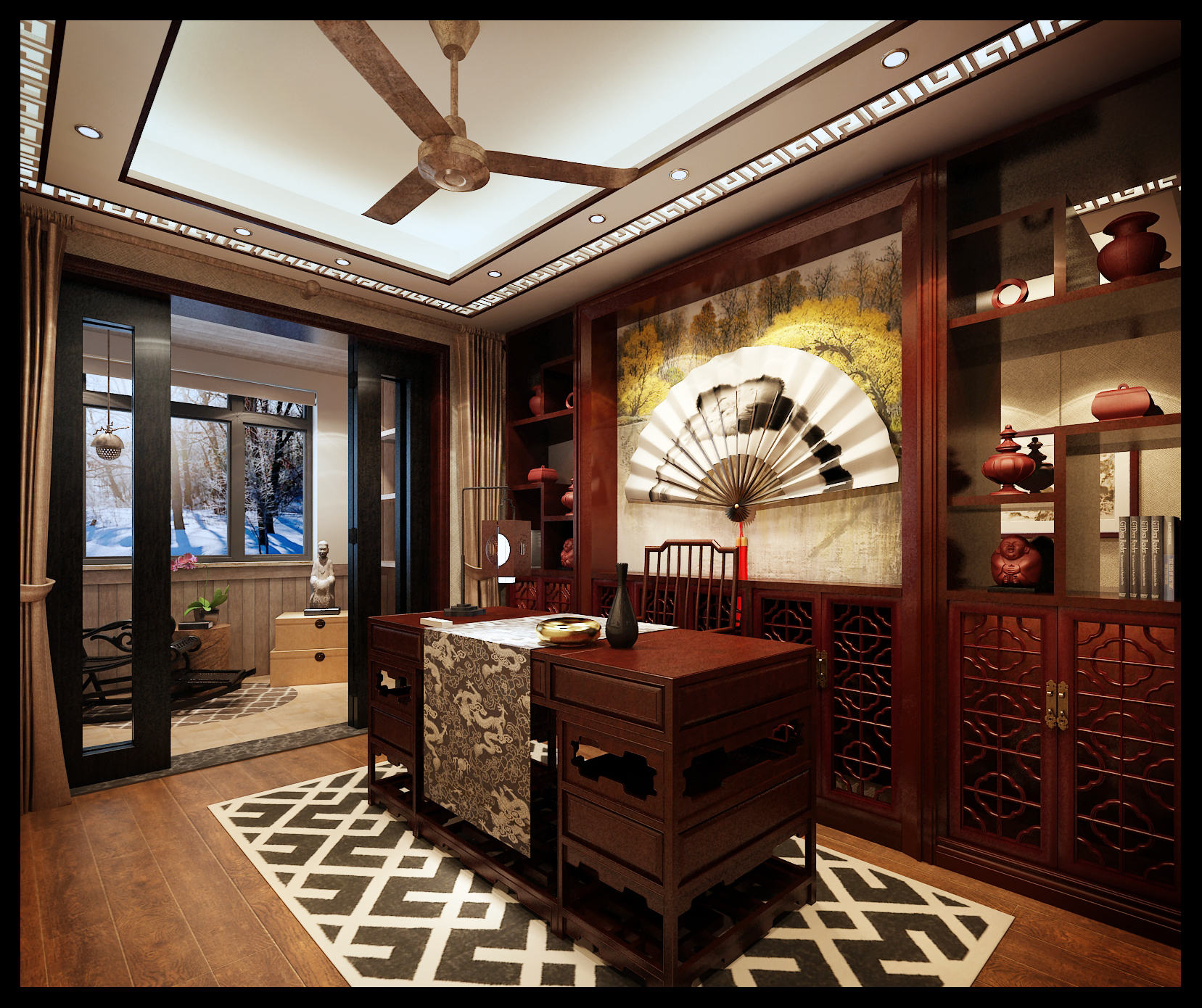 章丘政府宿舍_742277装修效果图 现代简约风格下的舒适家居设计